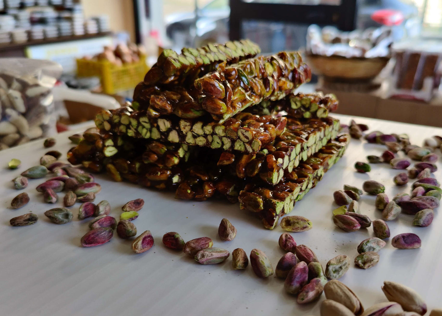 Torrone al Pistacchio - Torrone - Schiaccia & Mangia