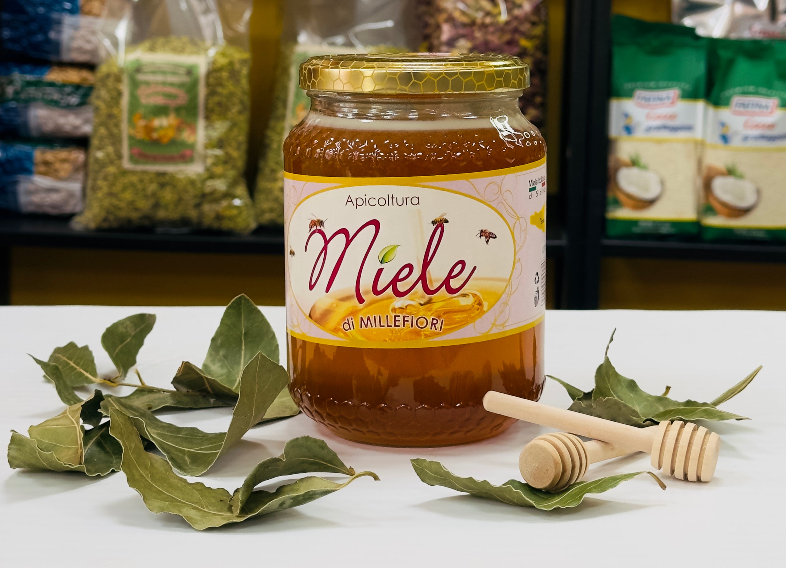 Miele di Millefiori in Barattolo 2025 - Miele - Schiaccia & Mangia  - fruttasana.com