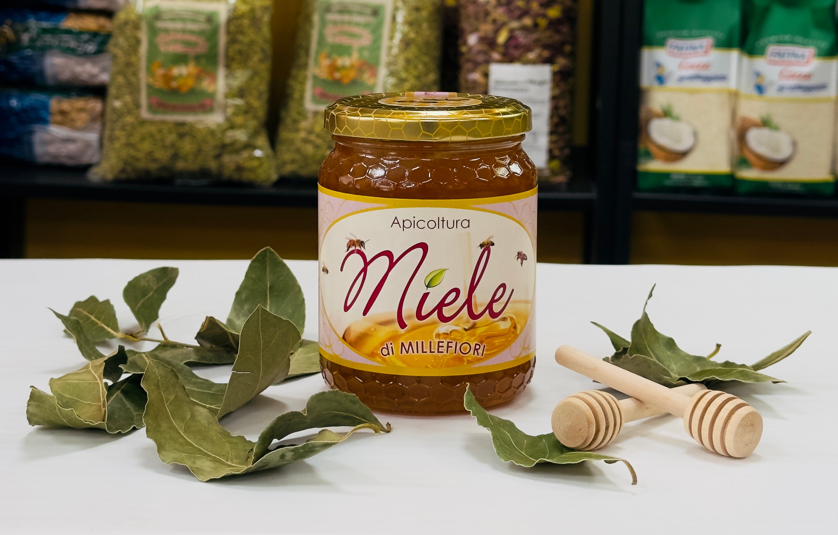 Miele di Millefiori in Barattolo 2025 - Miele - Schiaccia & Mangia  - fruttasana.com