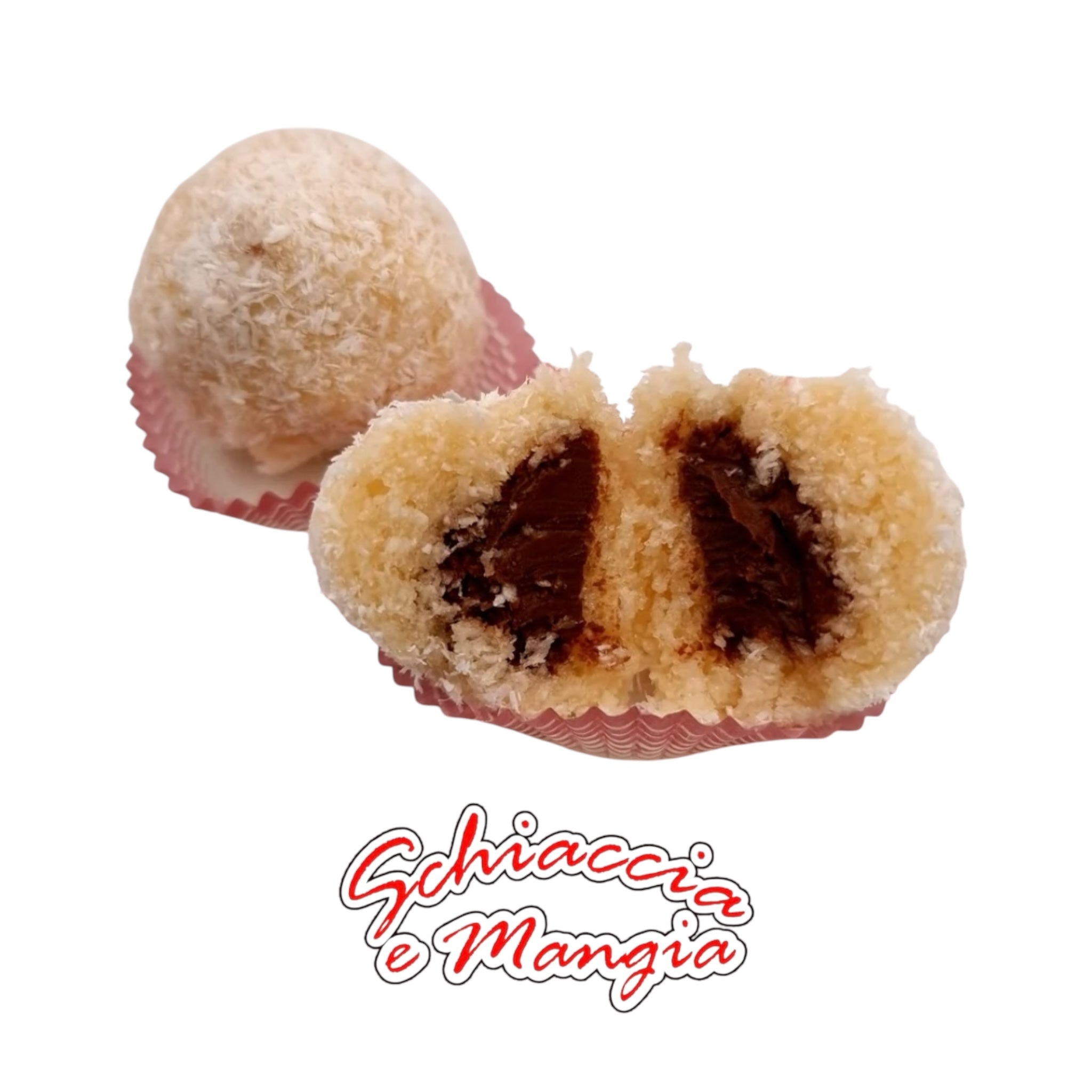 Cocco Freddo Ripieno - Paste di Mandorla e Dessert - Schiaccia & Mangia  - fruttasana.com