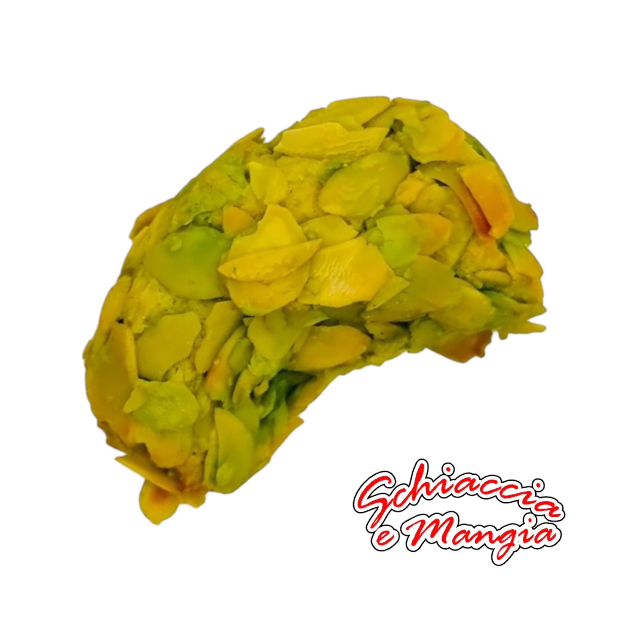 Pasta di Mandorla: Fogliame al Pistacchio - Paste di Mandorla e Dessert - Schiaccia & Mangia  - fruttasana.com