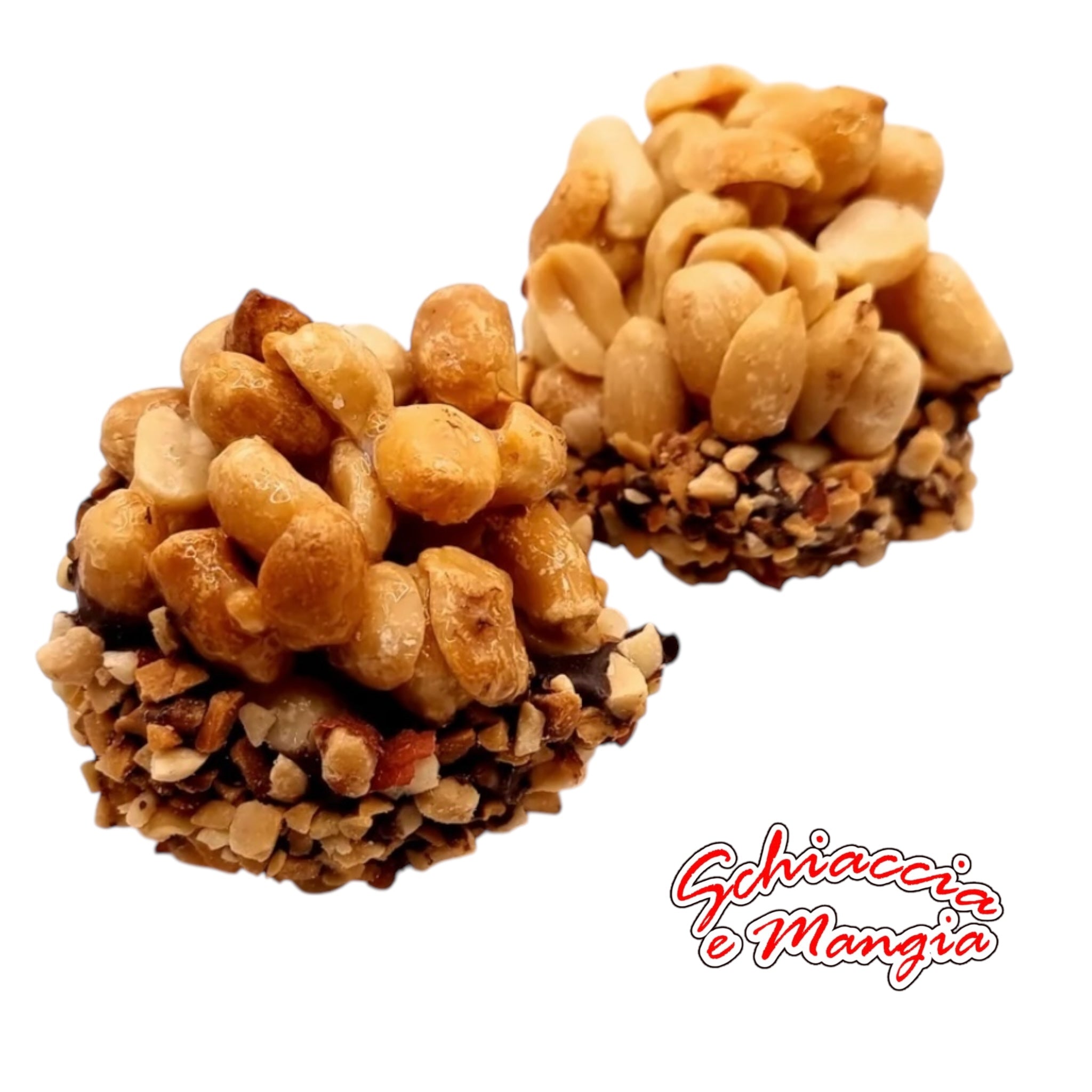 Cuor di Arachidi Caramellati - Paste di Mandorla e Dessert - Schiaccia & Mangia  - fruttasana.com