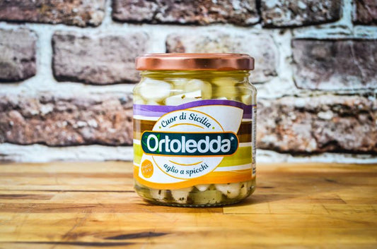 Aglio a Spicchi Sott'Olio Dolci - Vasetti - Schiaccia & Mangia 